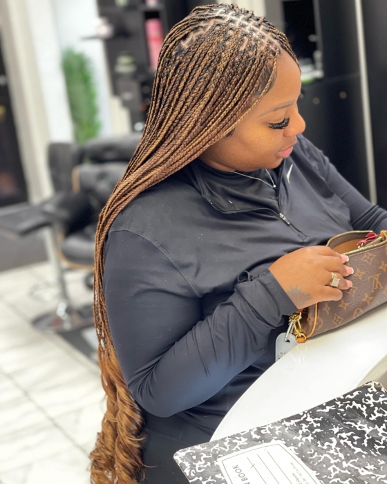 French curly braids (Extra-small Size)
