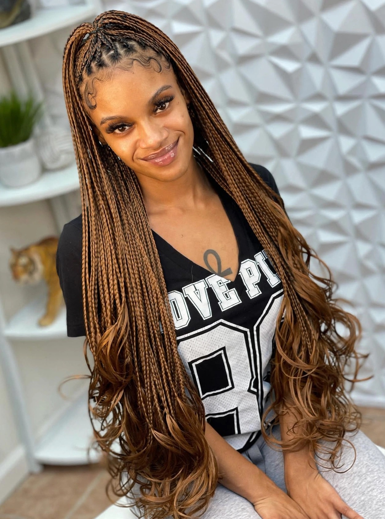 French curly braids (Small Size)