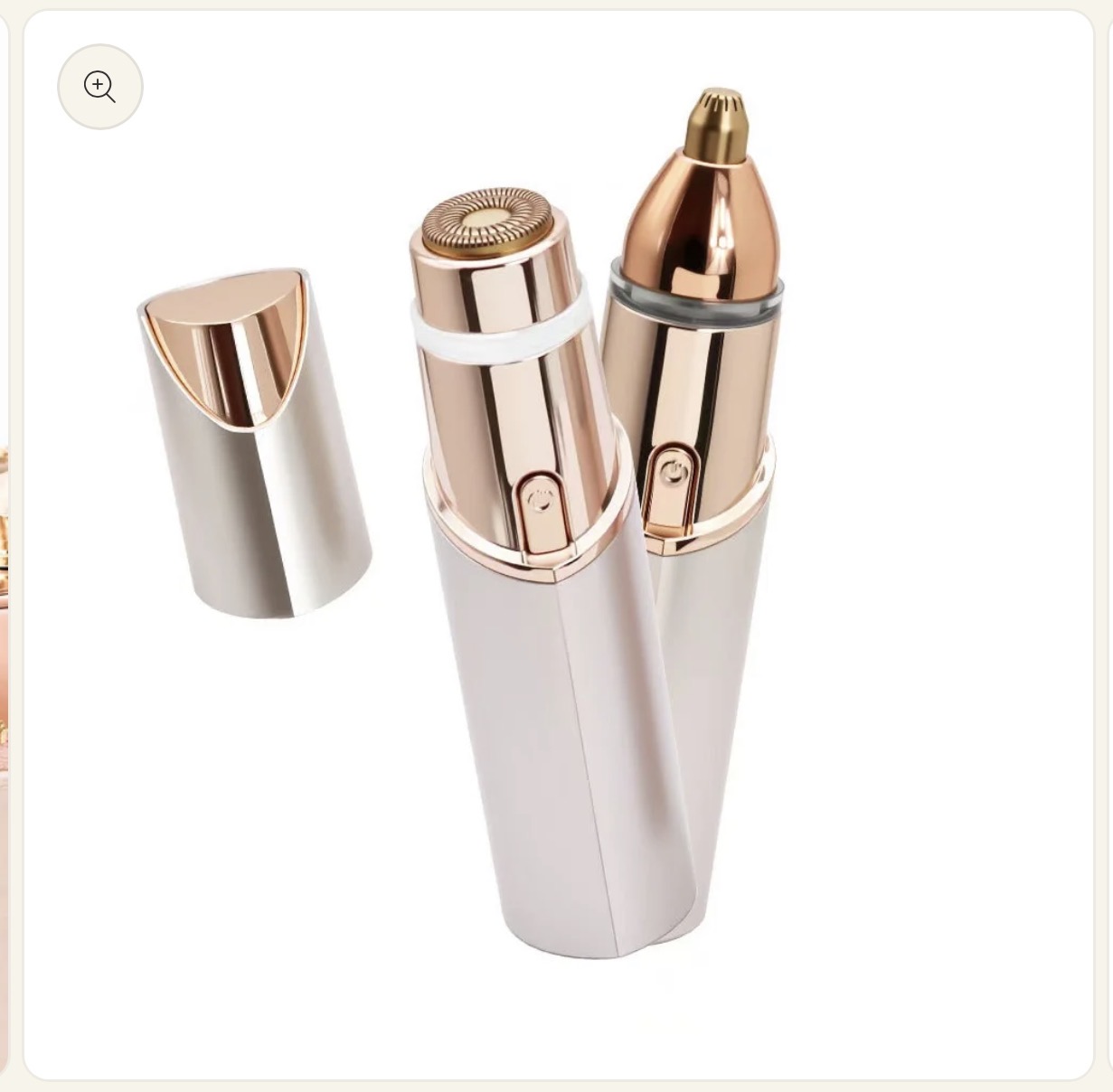 2 in 1 facial & eyebrow hair trimmer, photo 2