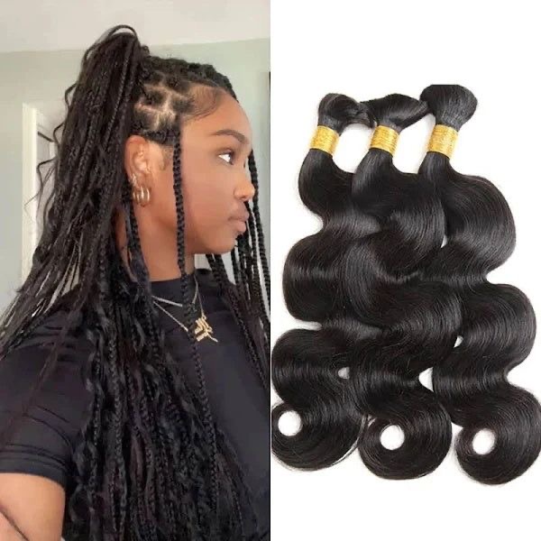 Body Wave Bulk Hair — 3Pcs, photo 5