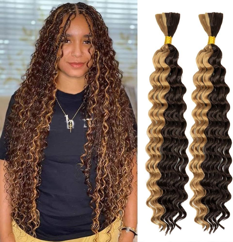 Water Wave Bulk Hair — 3Pcs, photo 3