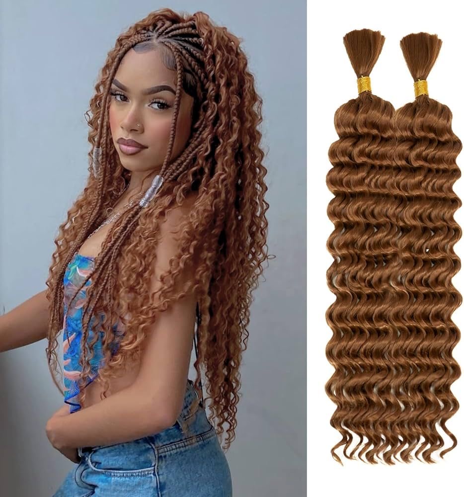 Water Wave Bulk Hair — 3Pcs, photo 4