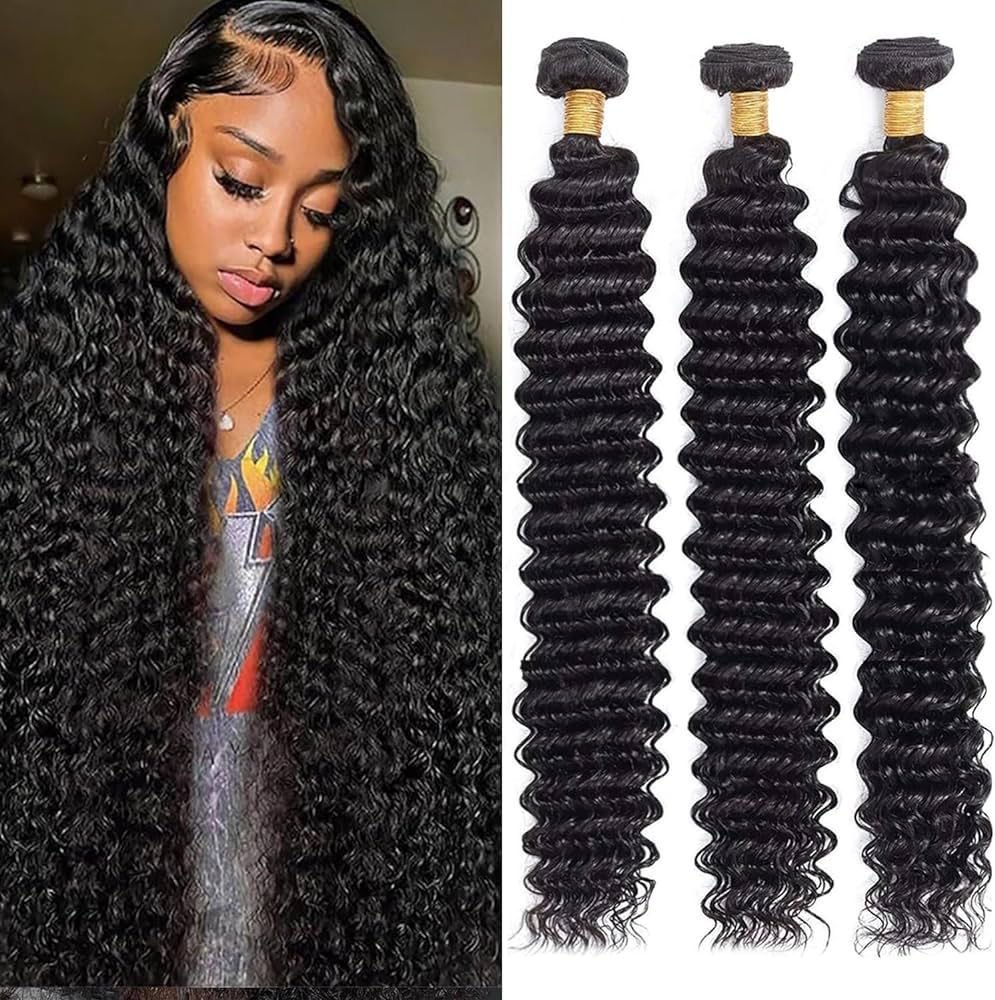 Water Wave Bulk Hair — 3Pcs, photo 14