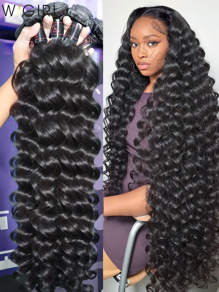 Water Wave Bulk Hair — 3Pcs, photo 17