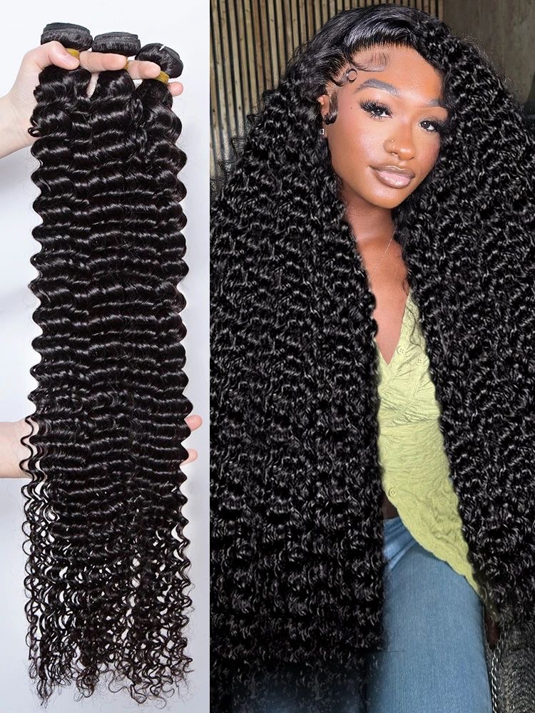 Water Wave Bulk Hair — 3Pcs, photo 13