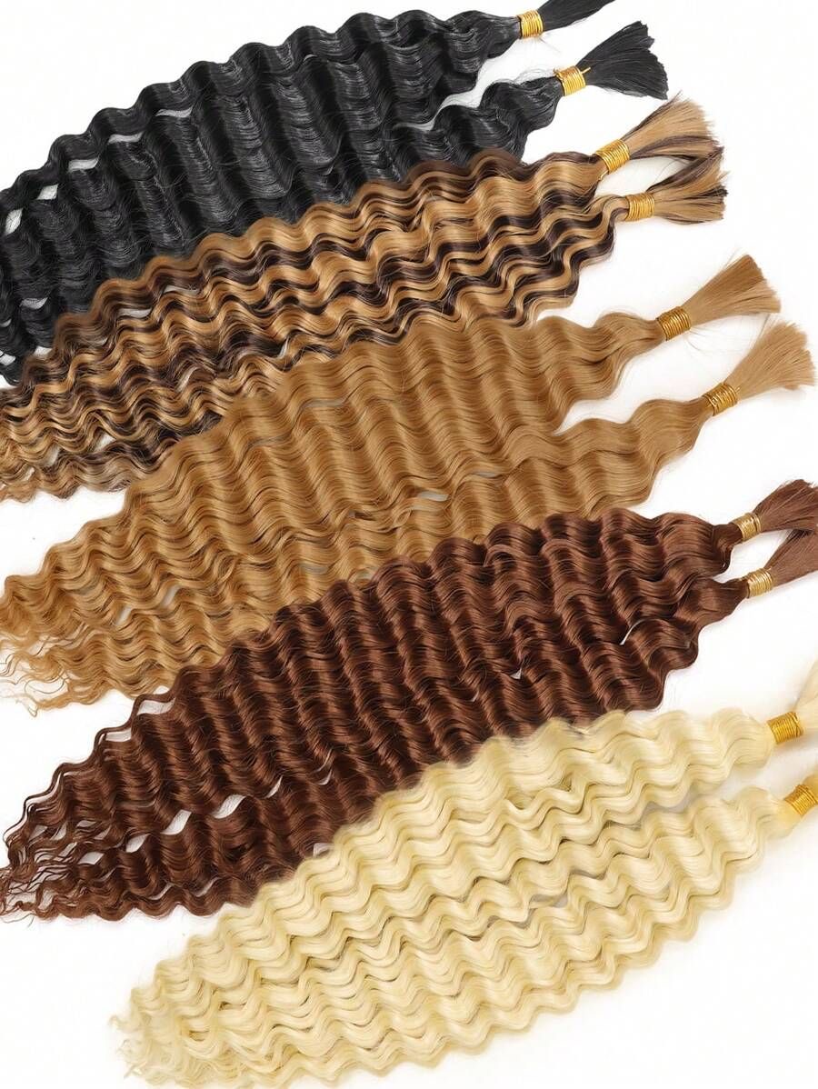 Deep Wave Bulk Hair — 3Pcs, photo 6