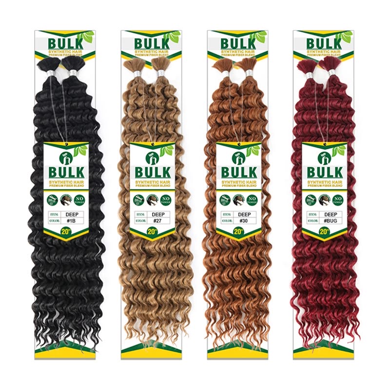 Water Wave Bulk Hair — 12Pcs, photo 6