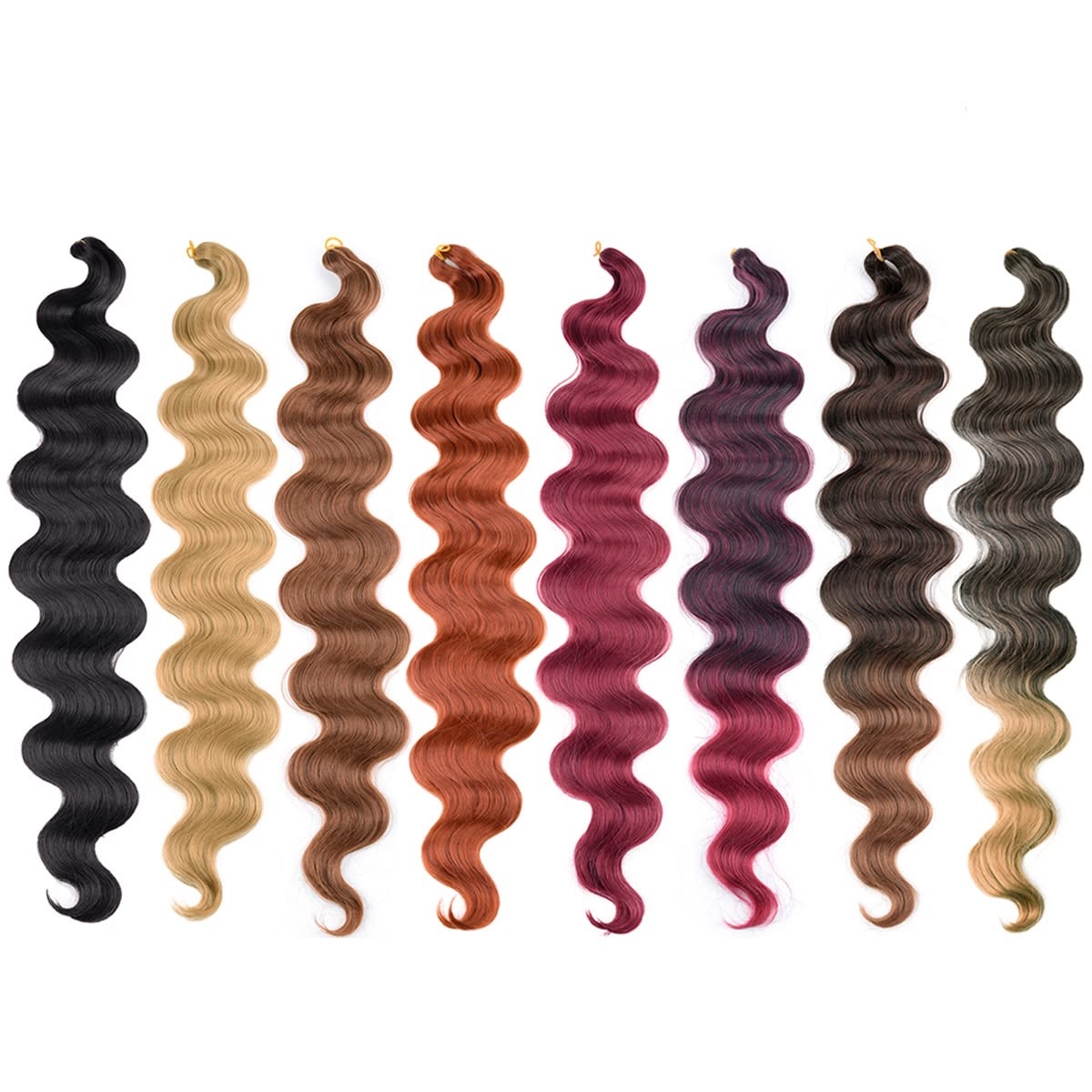 Water Wave Bulk Hair — 12Pcs, photo 10
