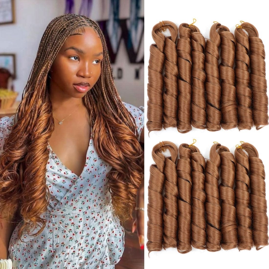 French Curl Bulk Hair - 100Pcs, photo 3