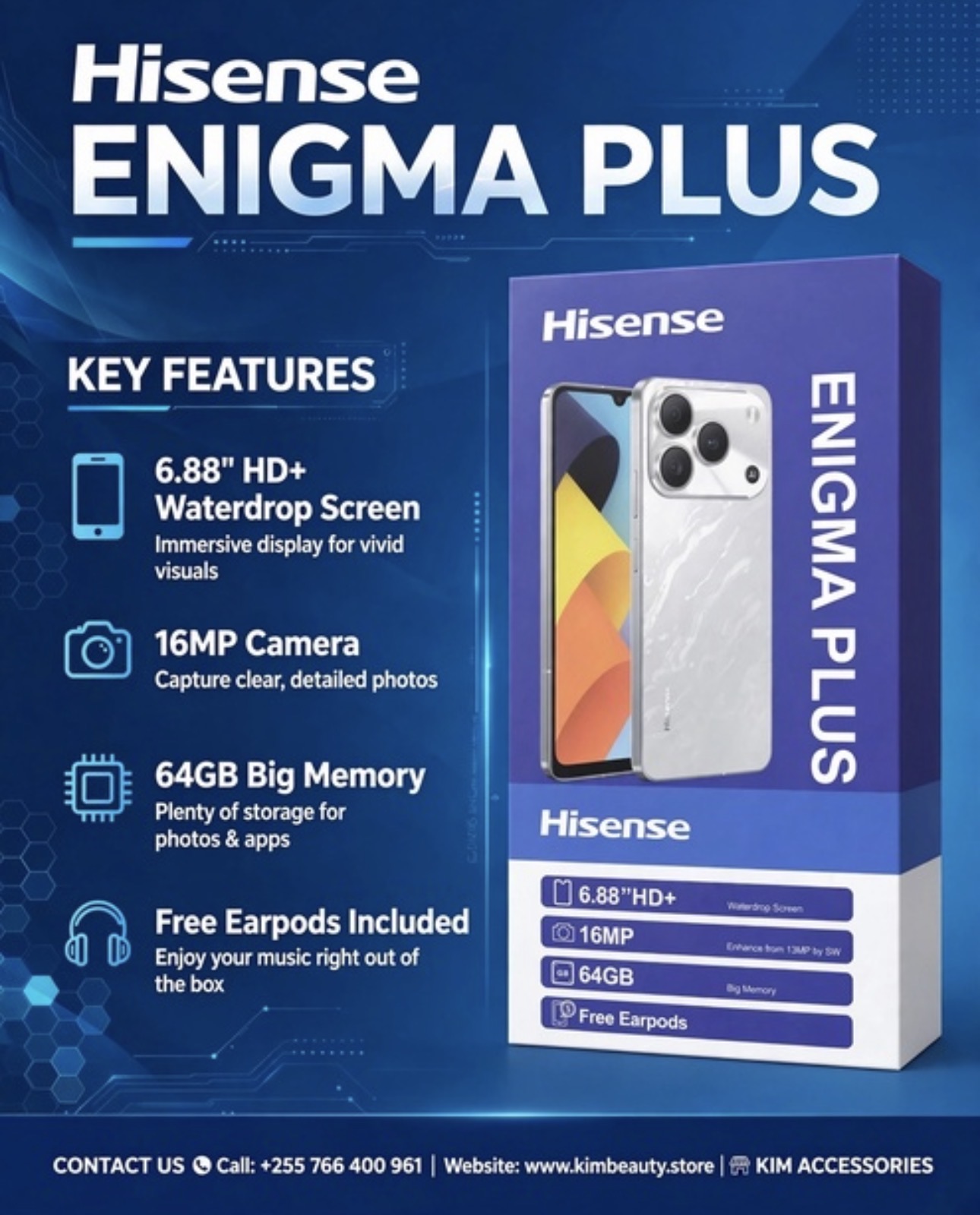 Hisense Enigma Plus 64GB - 1 Pcs