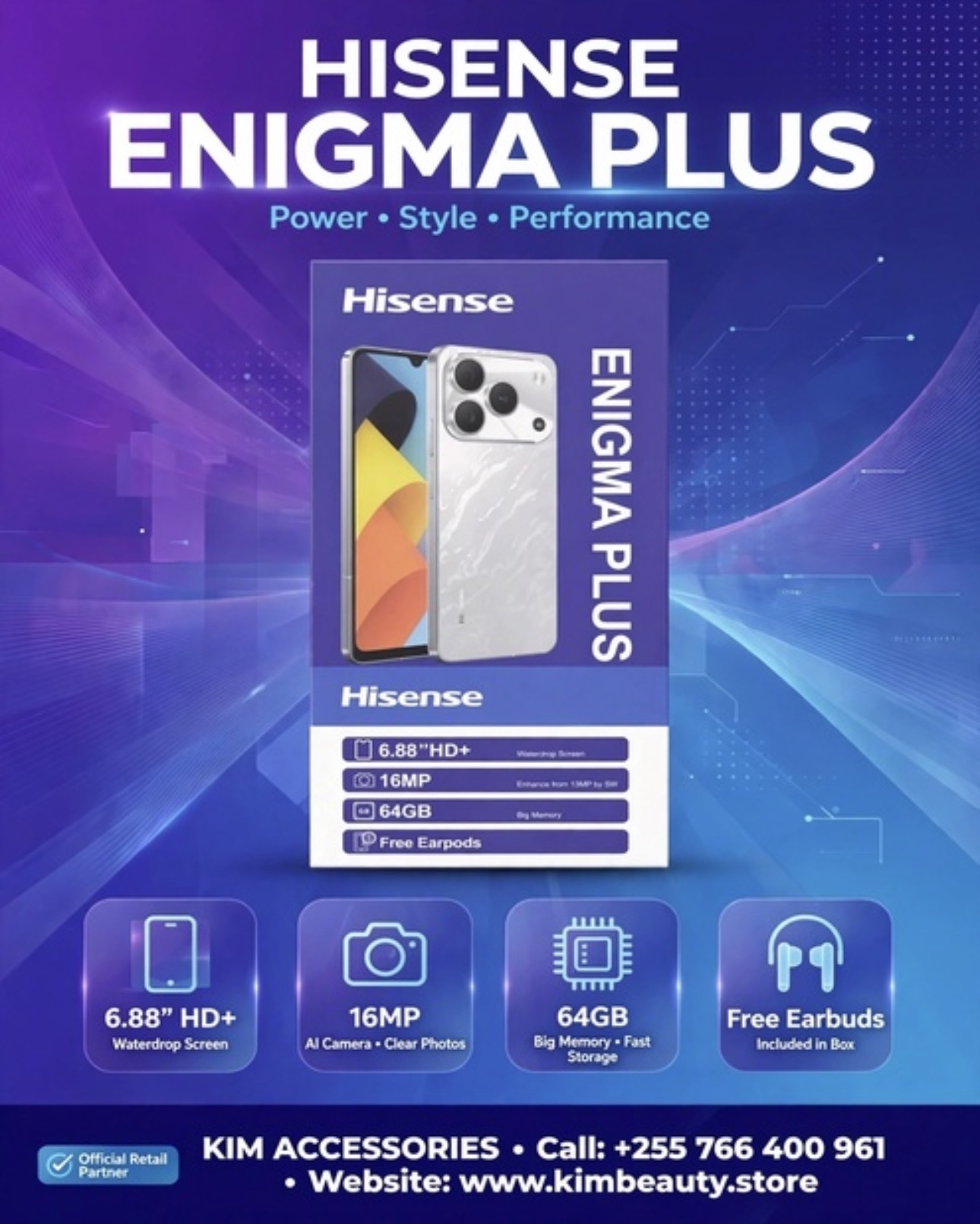 Hisense Enigma Plus 64GB - 1 Pcs, photo 3