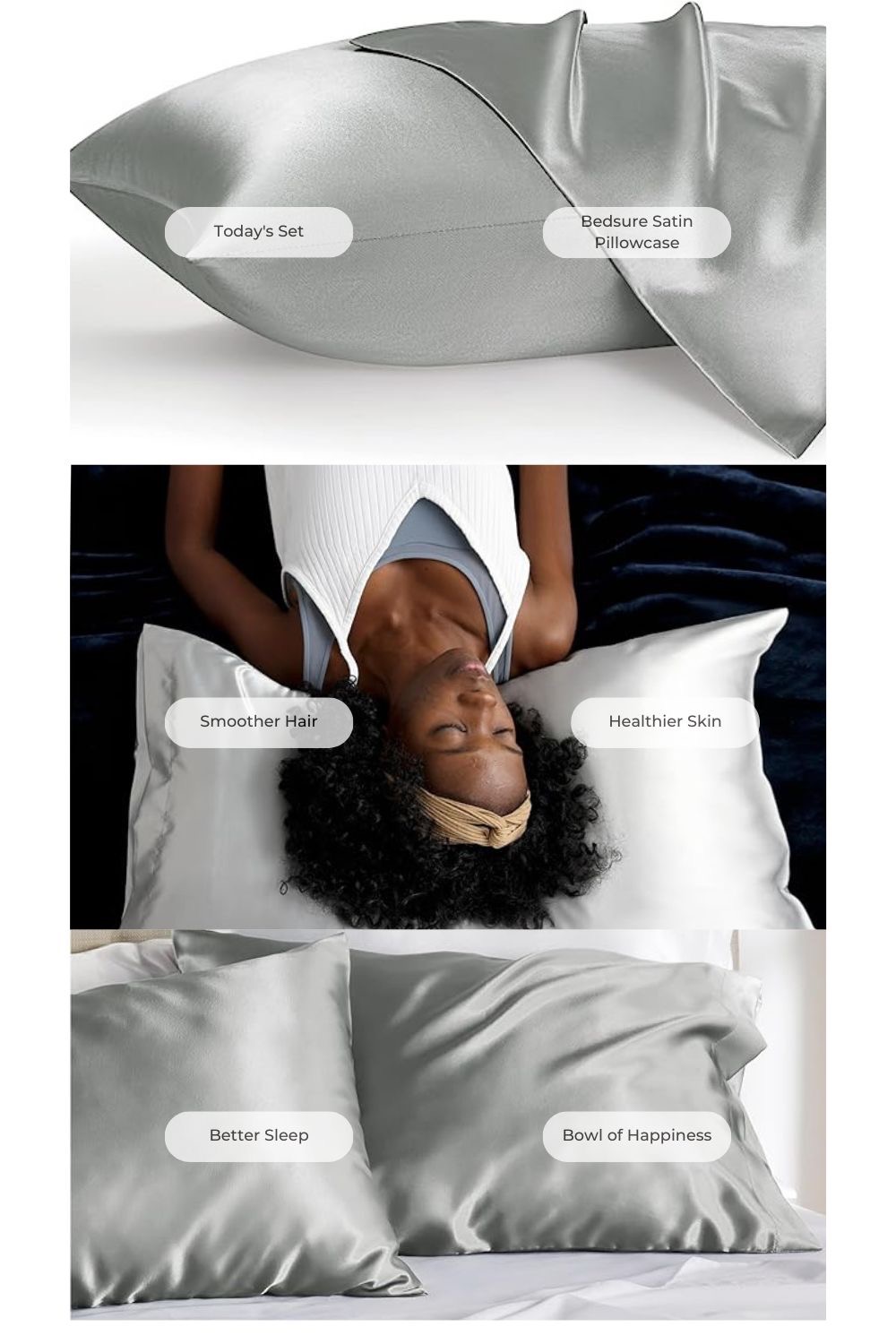 Satin Pillowcase - 2 Pcs, photo 4