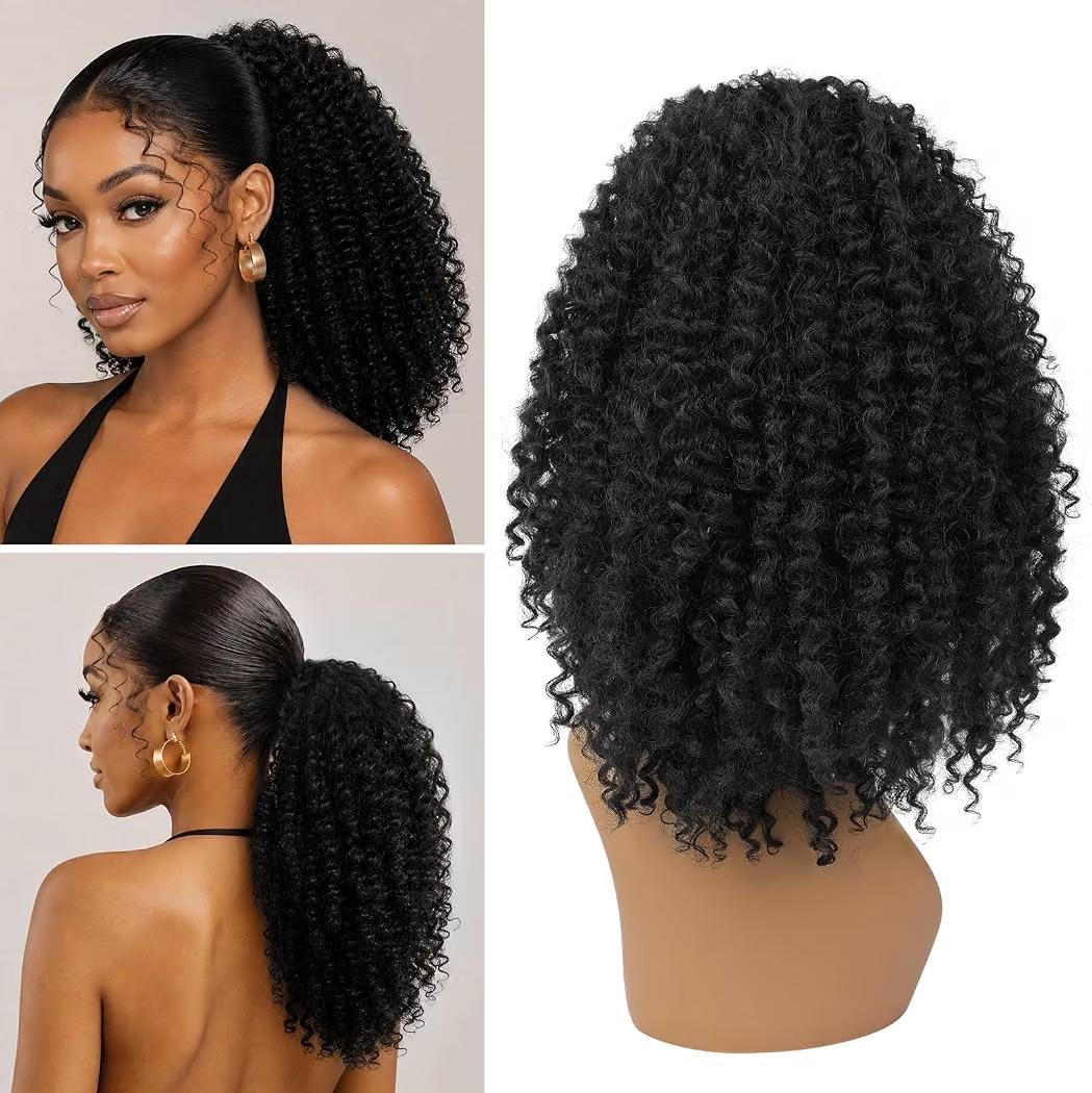 Curly Drawstring Ponytail, photo 3