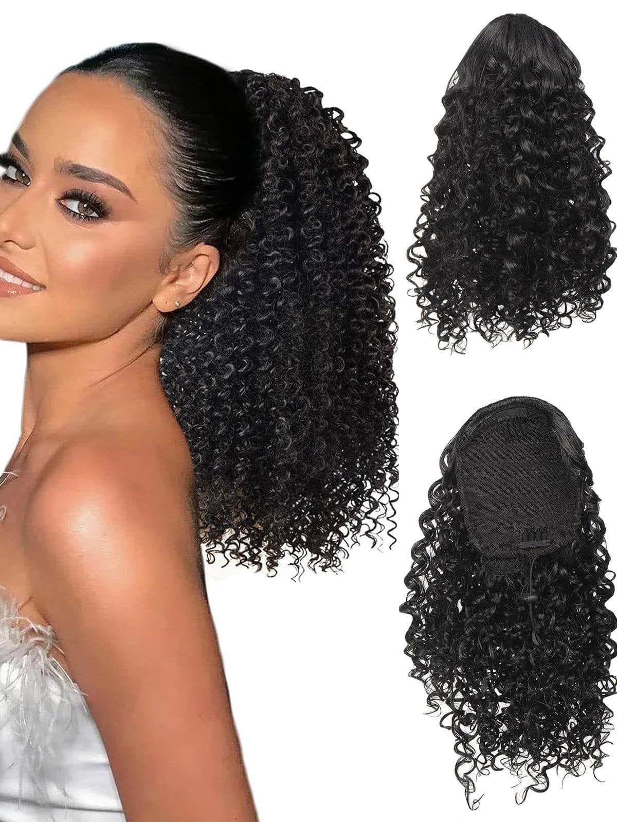 Curly Drawstring Ponytail, photo 4