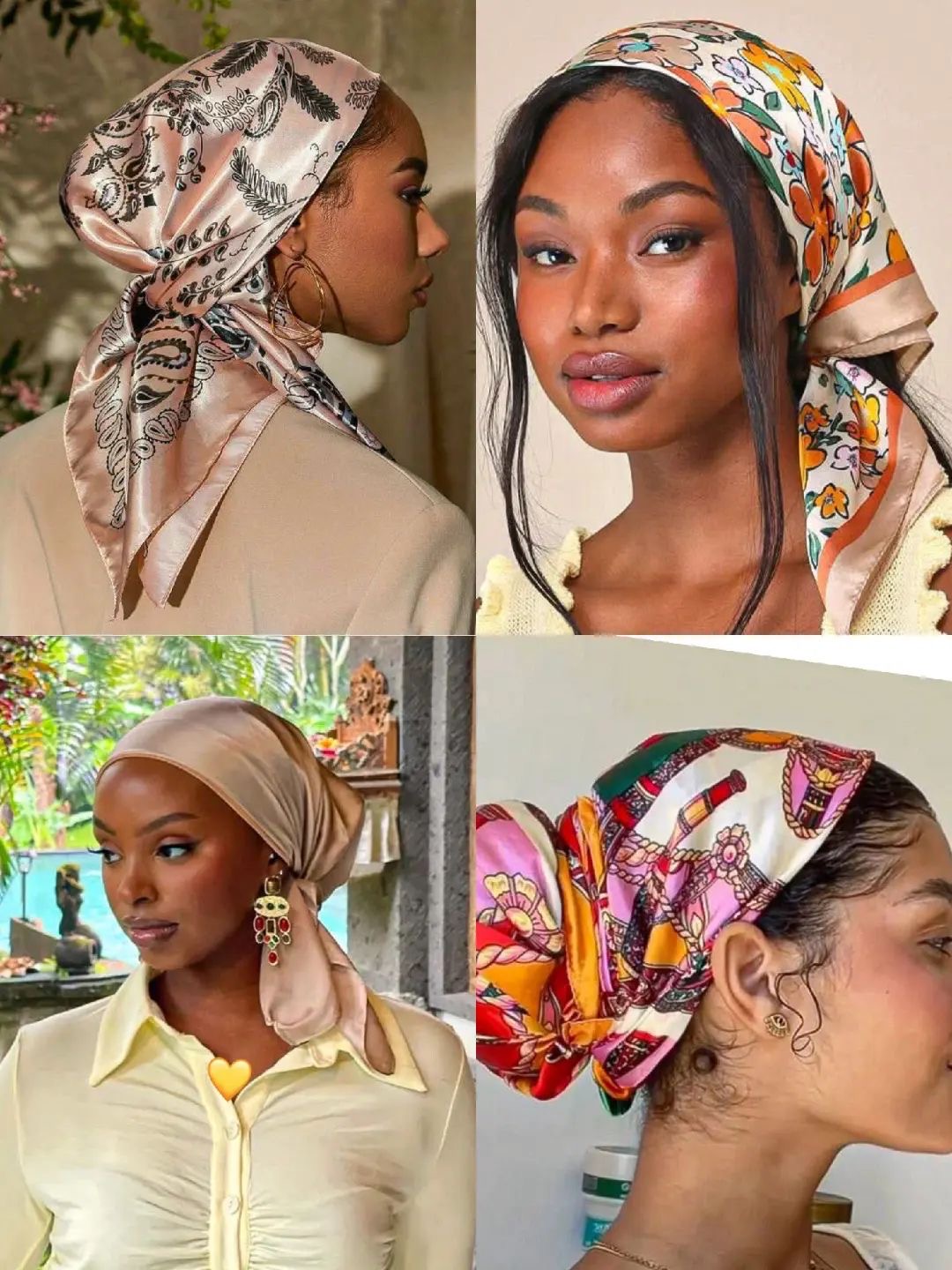 4 Chic Headscarf Looks - 4Pcs, photo 15